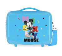 Disney Mickey's Party - Beauty case adattabile blu 29 x 21 x 15 cm rigido ABS 9,14 L