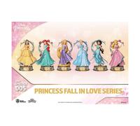 Disney Mini Diorama Stage Statuas Princess Fall In Love Series 12 Cm Beast Kingdom Toys