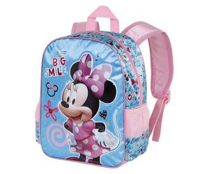 Disney Minni Mouse Big Smile-Zaino Basic, Blu, 31 x 39 cm, Capacità 18.2 L