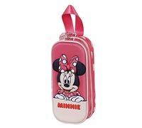 Disney Minni Mouse Bobblehead-Astuccio 3D Doppio, Rosa, 22 x 9.5 cm