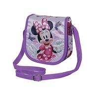 Disney Minni Mouse Butterflies-Borsa a Tracolla Muffin Mini, Lilla, 16.5 x 16.5 cm