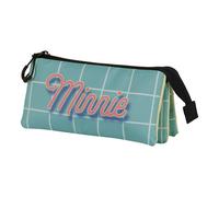 Disney Minni Mouse Cheese-Astuccio Triplo FAN 2.0, Blu, 23 x 11 cm