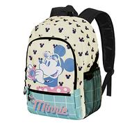 Disney Minni Mouse Cheese-Zaino Fight FAN 2.0, Blu, 31 x 44 cm, Capacità 24 L