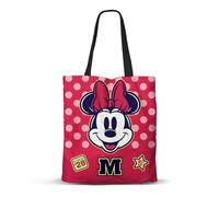 Disney Minni Mouse Class-Borsa della Spesa Shopping FAN, Rosa, 33 x 40 cm