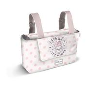 Disney Minni Mouse Dear-Borsa Organizer per Passeggino Hamper Mommy, Salmone, 39 x 24 cm, Capacità 10 L