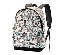 Disney Minni Mouse Drawing-Zaino HS FAN, Grigio, 30 x 43 cm, Capacità 22 L