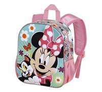 Zainetto Minnie 3D per Asilo Zaino per Bambine con Tasche Laterali 31x26x11cm