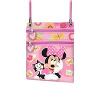 Disney Minni Mouse Kitten-Borsa a Tracolla Action Verticale, Rosa, 15 x 17 cm