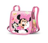 Disney Minni Mouse Kitten-Borsa a Tracolla Muffin Mini, Rosa, 17 x 17 cm