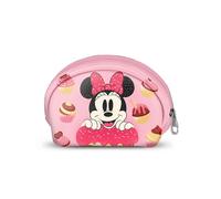 Disney Minni Mouse Muffin-Portamonete Ovale Casual, Rosa, 12 x 9 cm