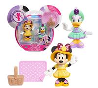 Disney Minnie, 2 statuette articolate 7,5 cm con accessori, diversi modelli disponibili, giocattolo per bambini dai 3 anni, GIOCHI PREZIOSI, MCN17