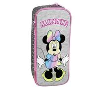 Disney Minnie Astuccio Porta Penne Piatto con 2 Zip Scuola GIM