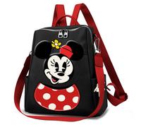 Disney Minni Mouse Face-Zaino Shield, Nero, 28 x 33 cm, Capacità 10 L