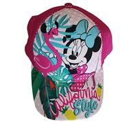 Disney Minnie - Berretto da baseball California Style rosa turchese per bambini, ragazze e ragazzi, Colore: rosa., 52