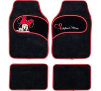 Tappetini auto in moquette universali con ricamo Minnie