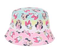 Disney Minnie e Paperina Cappello Pescatore Bambina Cappello Estivo Multicolor con Tesa Larga Protezione Sole Mare Piscina Esterno 100% Poliestere Interno 100% Cotone Ufficiale Disney