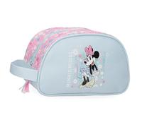 Disney Minnie Happy Astuccio scolastico, astuccio infafntil, realizzato in poliestere, triplo scomparto per migliorare l'organizzazione, dimensione ideale da portare nello zaino, con maniglia laterale