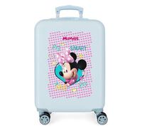 Disney Minnie Happy Helpers Trolley cabina Azzurro 37x55x20 cms Rigida ABS Chiusura a combinazione numerica 34L 2,6Kgs 4 doppie ruote Bagaglio a mano