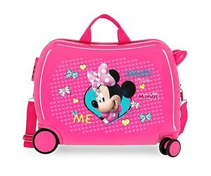 Disney Minnie Happy Helpers Valigia per bambini Rosa 50x38x20 cms Rigida ABS Chiusura a combinazione numerica 34L 2,3Kgs 4 Ruote Bagaglio a mano