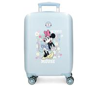 Disney Minnie Happy Valigia per Bambini Rigida Chiusura a combinazione Laterale 4 Ruote Bagaglio a Mano è realizzato in ABS, un materiale rigido e leggero., Valigia 50, Taglia unica, Valigia 50