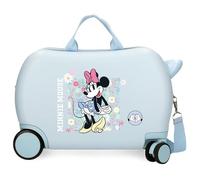 Disney Minnie Happy Valigia per Bambini Rigida Chiusura a combinazione Laterale 4 Ruote Bagaglio a Mano è realizzato in ABS, un materiale rigido e leggero., Valigia per bambini 45, Taglia unica