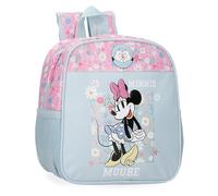 Joumma Disney Minnie Happy Zaino Prescolare Adattabile Blu 23 x 25 x 10 cm Poliestere 5,75 L, blu, Taglia unica, Zaino prescolare adattabile