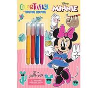 Disney Minnie: I'm a Llama Fun-Coloring and Activity Book with Twisting Scented Crayons