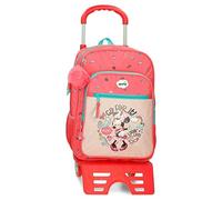 Disney Minnie Lovin Life Zaino Scuola con Carrello Multicolore 30 x 38 x 12 cm M