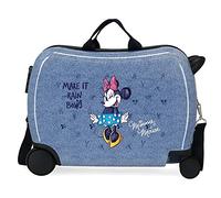 Disney Minnie Make it Rain Bows Valigia infantile blu 50 x 38 x 20 cm rigida ABS chiusura a combinazione laterale 34 L 1,8 kg 4 ruote equipaggiamento a mano