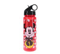 Disney Minnie Mouse Acqua Bottiglia Con Apribile Paglia Contiene 591ml