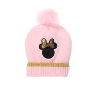 Disney Minnie Mouse Berretto per bambini, regalo per ragazze, berretto con pompon, invernale, berretto invernale (DE/NL/SE/PL, numerico, 54, rosa)