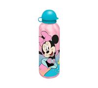 Disney Minnie Mouse Bottiglia riutilizzabile in acciaio inox Design bottiglia d'acqua per ragazze bottiglia da viaggio capacità 500 ml | blu scuro