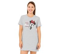 Disney Minnie Mouse Camicia da notte da donna - Enjoy The Minnie Things - Pigiama a maniche corte grigio