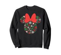 Disney Minnie Mouse Christmas Holiday Festive Filled Icon Felpa