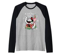 Disney Minnie Mouse Christmas List "A Gift for Me?" Holiday Maglia con Maniche Raglan