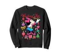 Disney Minnie Mouse Christmas Waiting for Santa Holiday Felpa