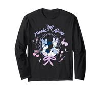 Disney Minnie Mouse & Daisy Duck Friend Heart Coquette Style Maglia a Manica