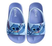 Disney Minnie Mouse, Encanto, Topolino, Saetta McQueen, Slides Beach Backstrap Slip-on Sandalo (Bambino/Bambino), Cuciture viola, 5-6 Toddler