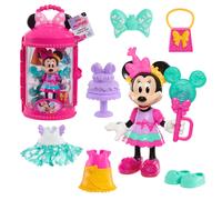 Just Play Bambola Disney Minnie Mouse Fabulous Fashion 89992 Multicolore 14 pezzi 15 cm