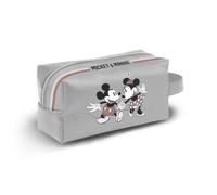 Disney Minnie Mouse Face-Borsa da Toilette da Viaggio Brick PLUS, Multicolore, 27 x 13 cm