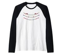 Disney Minnie Mouse Happy 100 Days of School 100th Day Charm Maglia con Maniche Raglan