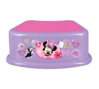 Disney Minnie Mouse Happy Helpers sgabello da bagno per bambini che usano il WC e il lavandino - sgabello per bambini per l'addestramento al vasi