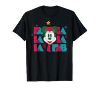 Disney Minnie Mouse Holiday Fa La La La Fab Christmas Maglietta