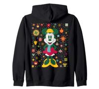 Disney Minnie Mouse Holiday Scandinavian Christmas Collage Felpa con Cappuccio