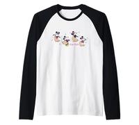 Disney Minnie Mouse Hula-Hula Dance Hawaii Tropical Vacation Maglia con Maniche Raglan
