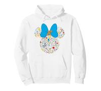 Disney Minnie Mouse Icon First 100 Days of School 100th Day Felpa con Cappuccio