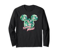 Disney Minnie Mouse Icon Tropical Pink Spring Break Maglia a Manica