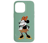 Disney Minnie Mouse in Orange & Green Color Trend Wink Pose Custodia per iPhone 14 Pro Max