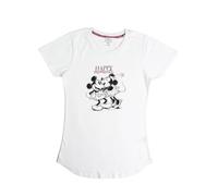Disney Minnie Mouse - Maglietta da donna Happy Moments, top da donna, colore bianco, bianco, L