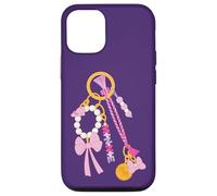 Disney Minnie Mouse Matching Fashion Bag Charm Custodia per iPhone 12/12 Pro